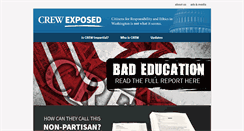 Desktop Screenshot of crewexposed.com
